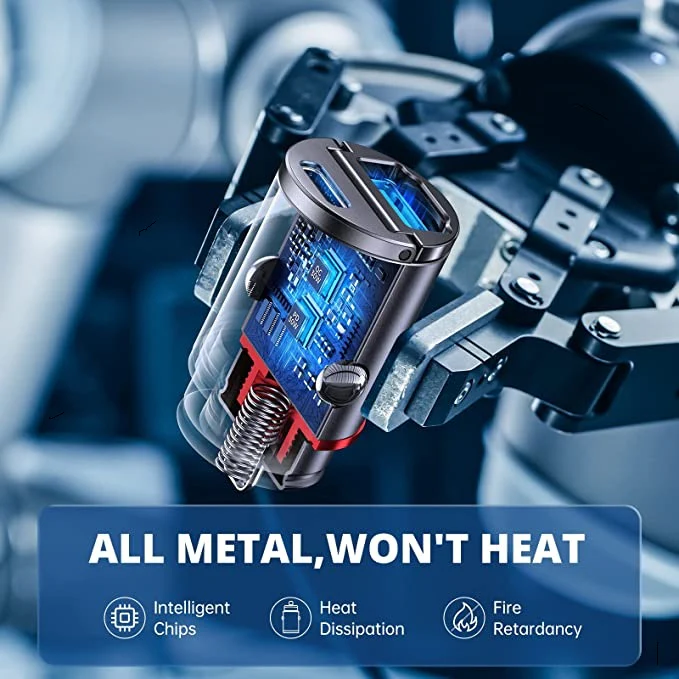 Mini Car Charger Cigarette Lighter USB Fast Charging