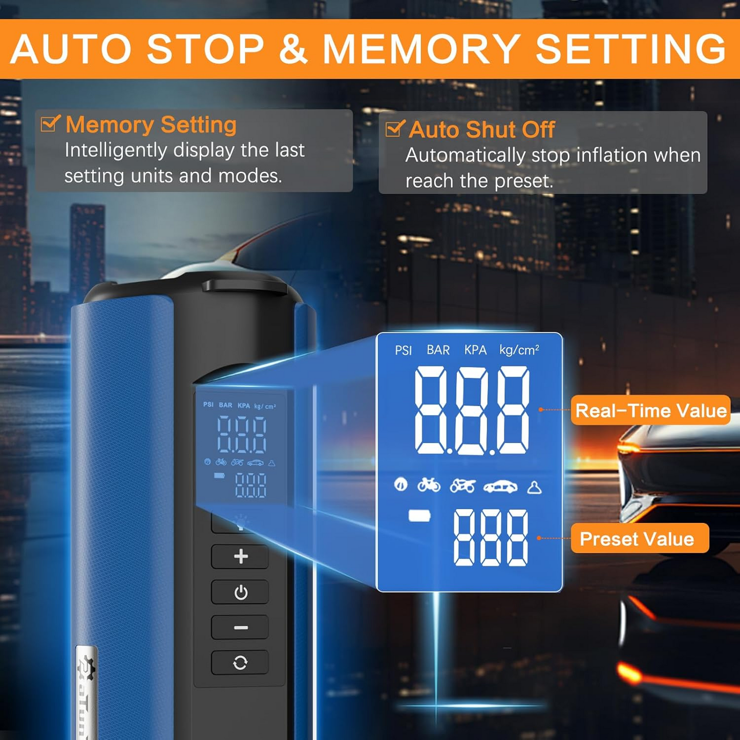 TS03 Portable Tire Inflator TS03 Car Emergency Power Outdoor Multifunctional Jump Starter and Air Pump with EVA Bag