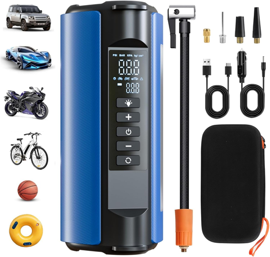 TS03 Portable Tire Inflator TS03 Car Emergency Power Outdoor Multifunctional Jump Starter and Air Pump with EVA Bag